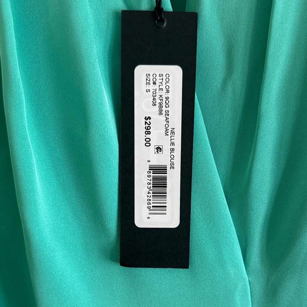 Kobi Halperin Elegant Teal Women's Top - Picture 2 of 9
